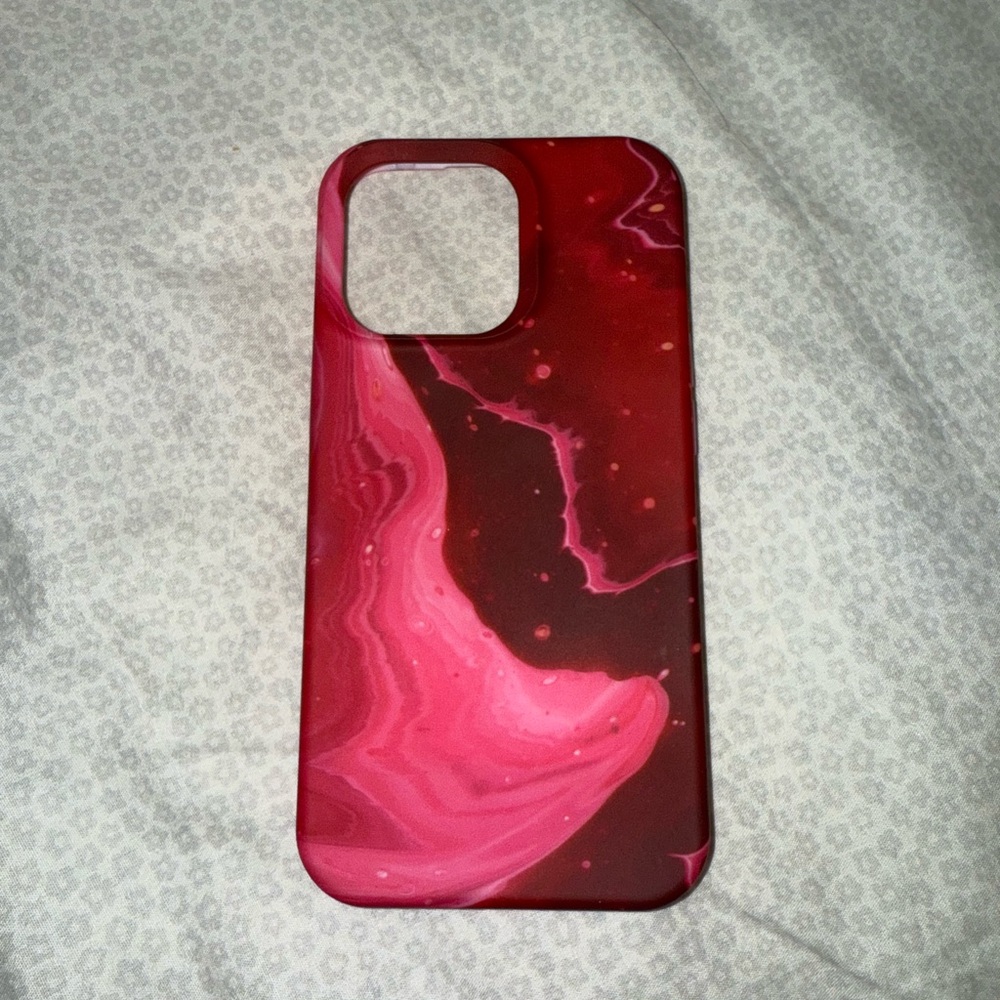 Red Marble Phone Case